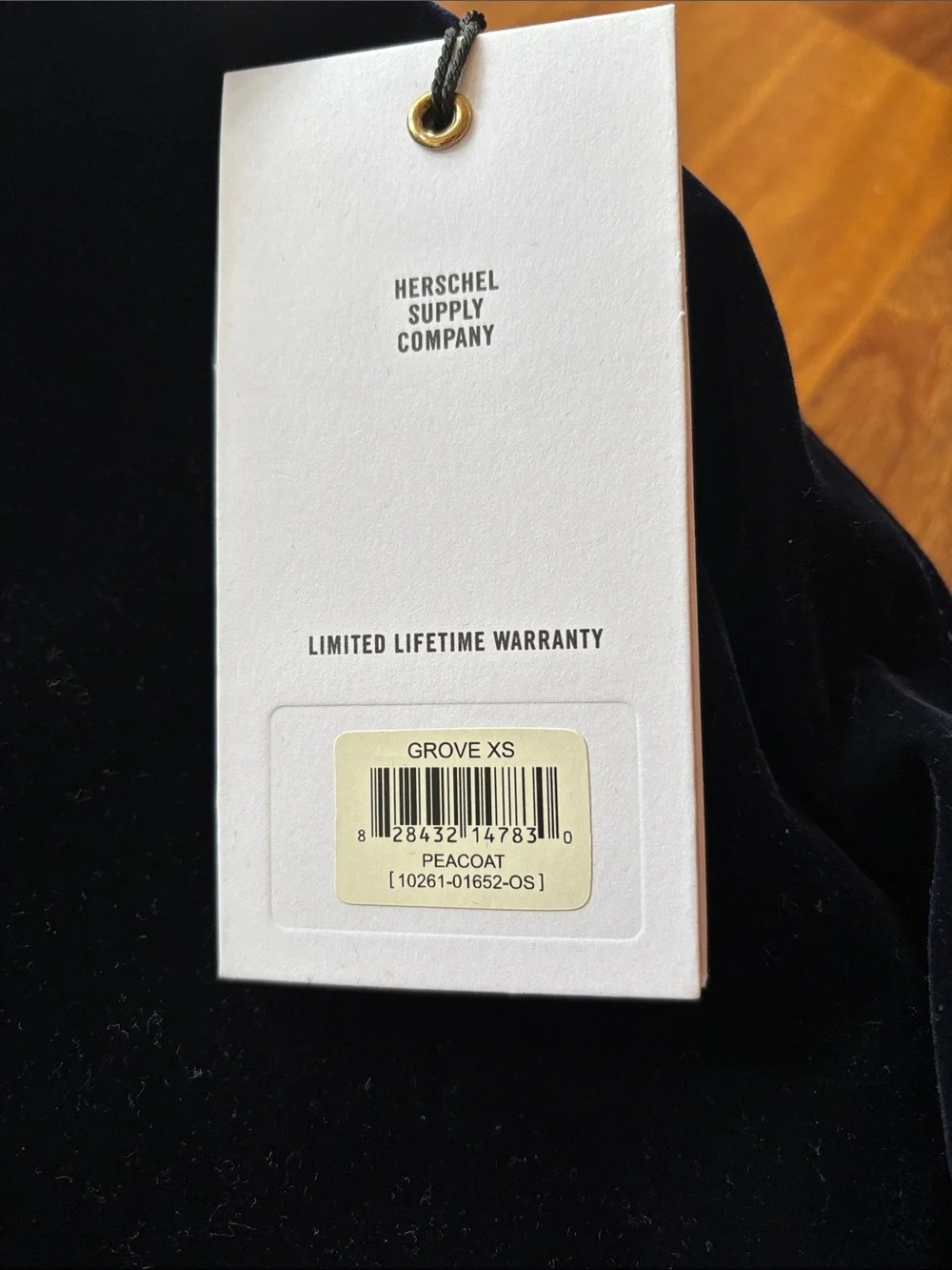 NWT Grove XS Peacoat Velvet